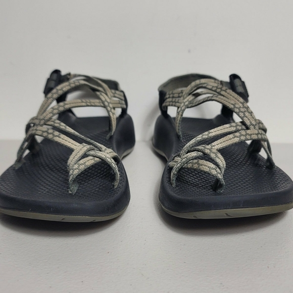Chaco Womens Z/1 Classic Adjustable Strap Sandals Gray Cream Vibram Size 9$32. - Picture 5 of 7